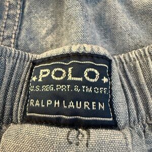 Ralph Lauren Blue Polo Label